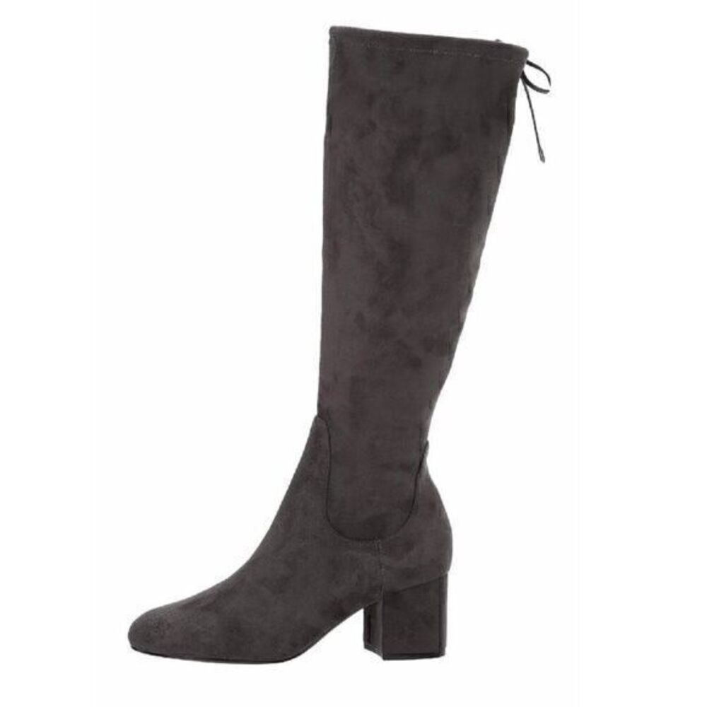 Sam Edelman Vinney Women's Size 8.5 Black Round Toe Stretch Knee High Boots